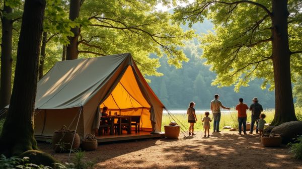 Investir dans la toile et bois : guide d'achat pour exploitants de camping